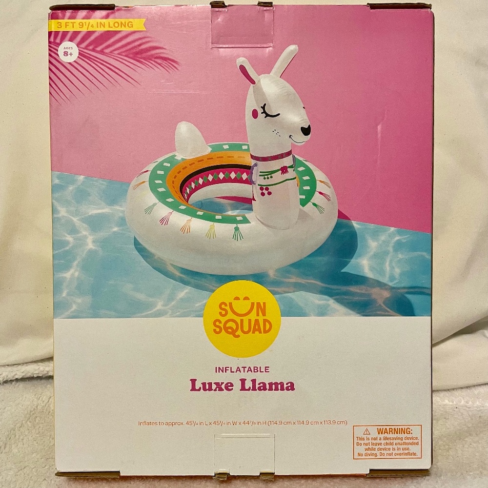 Luxe Llama Pool Float